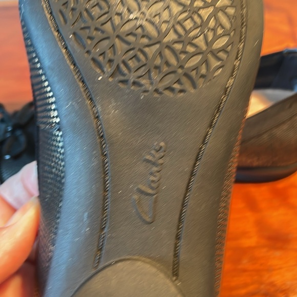 Black/bronze Women's Flats Clark’s size 5 - Picture 8 of 8